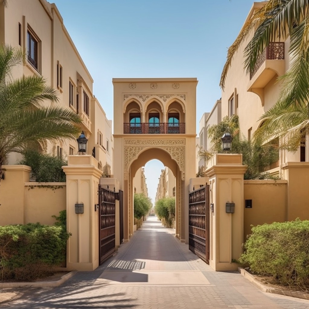 Secure gated community.
